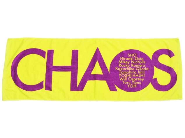 CHAOS スポーツタオル(イエローグリーン×パープル)/◎DVD